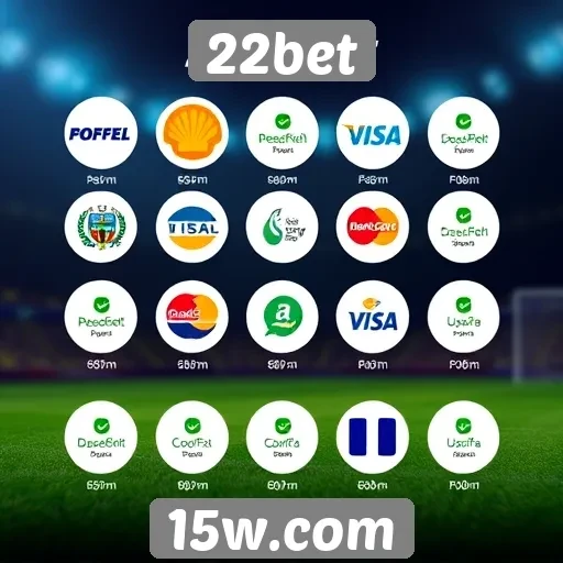 Comparação de métodos de pagamento na 22bet